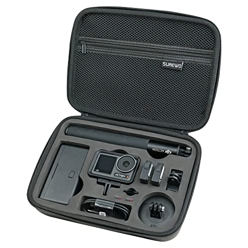 Surface-Waterproof DJI Osmo Action 6 Carrying Case,Travel Portable Bag Compatible With DJI Osmo Action 6/5 Pro/4/3 Adventure Combo