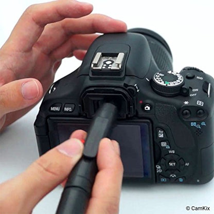 Camera Lens Cleaning Kit - Air Blower, Cleaning Brush, 2in1 Lens Cleaning Pen, 50 Individually Wrapped Wet Tissues and 4 Microfiber Cloths