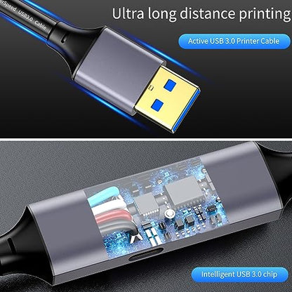 USB 3.0 A to C Data Transmission Cable 20ft, 5Gbps Super Speed USB 3.0 Cable Compatible with VR,Xbox,Laptop,Camera,Docking Station,SSD and More - size: 20ft