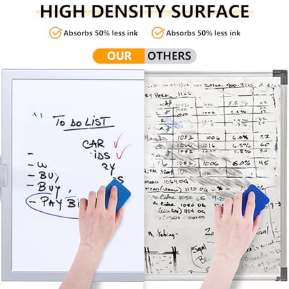 Small Dry Erase White Board, Magnetic Desktop Whiteboard with Stand, Dry Eease Board Mini Easel Double Sided on Table Top with Holder for Kids Drawing, Teacher Instruction - size: 12"W x 7.9"H