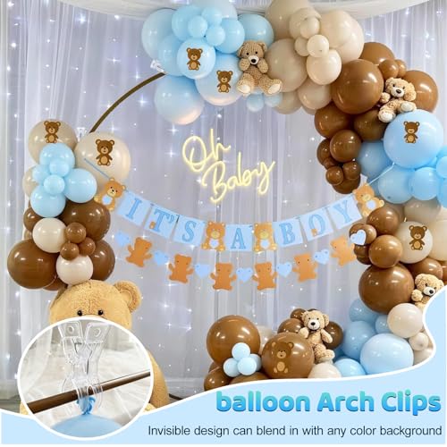 Voyzoz 10 Pack Clear Spring Clamps, 3.5 Inch Plastic Balloon Arch Clips for Backdrop Stand, Birthday Party Decoration, Crafts, Photography Studio