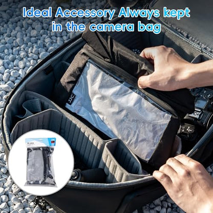 Waterproof Camera Rain Cover for Nikon Canon Sony DSLR/Mirrorless Cameras | with TPU Clear Window & Waterproof Zipper,Camera Rain Sleeves Gear for EOS R5 II R10 R7 R6 Rebel T7 T8i T7i 90D Z7 Z6II D7500 - color: Camouflage