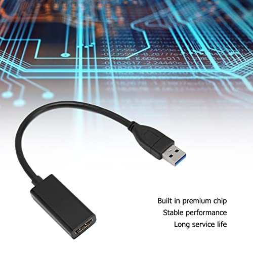USB3.0 to HDMI Multimedia Interface Adapter Video Adapter Converter | HD Multimedia Interface, Video Adapter Converter, For Desktop, For Laptop, PC, Monitor