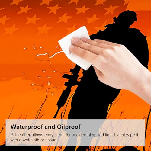 Mouse Pad, Large Anti-Slip with Stitched Edges Desk Mat Desktop Laptop Computer Desk Keyboard Mat,Table Protector Blotter Mat (Soldier, 31.5" x 11.8") - color: Soldier, size: 31.5" x 11.8"