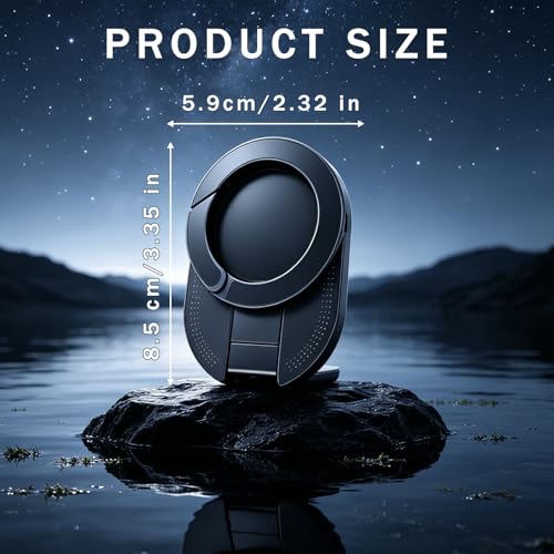 3-in-1 Magnetic Phone Holder with Suction Cup,Foldable & 360° Rotatable Magnetic Phone Mount for Car Dashboard, Suction Cup Phone Mount,Strong Magnetic Phone Stand for Desk, Gym, Kitchen, Desk