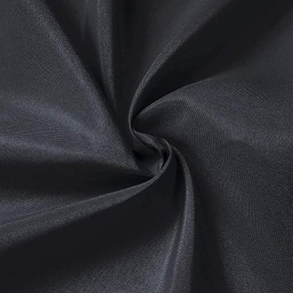 GFCC Black Backdrop Curtain - Polyester 6FT x 10FT for Wedding Party Banquet Fabric Backdrop - color: Black, size: 6ftx10ft