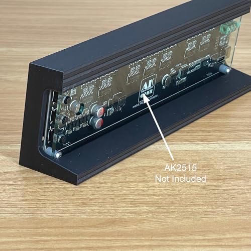 Stand for AK2515 Audio Spectrum Analyzer, Angled Display Holder, Easy Access to Ports, Desk and Entertainment Setup, Made in the USA