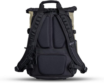 WANDRD PRVKE 31L Photography Bundle: Weather-Resistant Travel & Camera Backpack with Laptop Sleeve, Quick Side Access, Clamshell Opening – Ideal Photography & Travel Bag (Yuma Tan) - color: Yuma Tan, size: PRVKE 31L, style: Photography Bundle