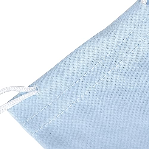 6pcs Eyeglasses Sunglasses Microfiber Pouch Bag, Cell Phone Storage Pouch 7.1" x 3.5" - color: Blue