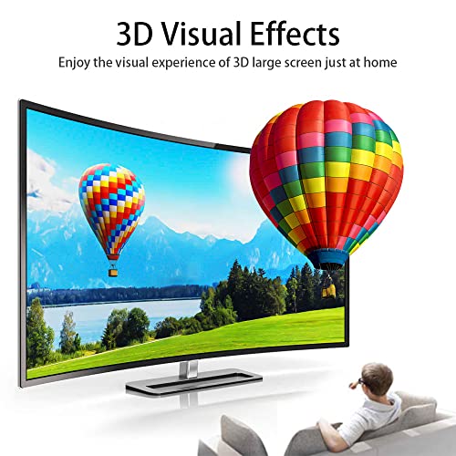 Cheges HDMI Cable 4K 75 FT Fiber Optic, 4K 60HZ High Speed 18 Gbps HDMI Cable,HDR, HDCP 2.2/1.4, 3D, 2160P,1080P HDMI Cord for UHD TV,Monitor, PS4/3, Xbox One - size: 75 ft