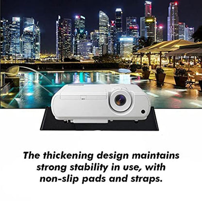 Laptop Projector Tray Holder, Laptop Notebook Projector Tripod Stand Plat-Form Pallet for 1/4' Screw Tripod Stand Mount(Size:24x34cm)