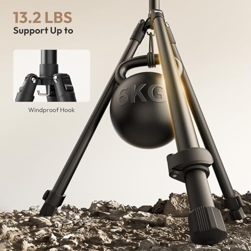 ULANZI T270 Light Stand - 8.8FT/270cm Adjustable Photography Light Stand Tripod, Aluminum Portable Studio Lighting Stand for Softbox, LED Video Light, Reflector, Strobe, Photo Video Photography - size: 8.8 ft