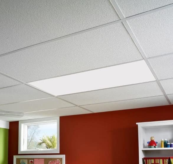 Fluorolite Plastics Clear Acrylic Prismatic Fluorescent and LED lighting Panels 4 Pack 22.5"x22.5" | 0.125" Thick Fluorescent Light Covers for Ceiling Lights, Classroom light covers for Drop Ceiling - size: 22.5"x22.5"
