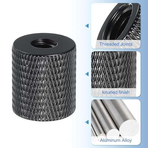 PATIKIL Tripod Screw Adapter 1/4" Female to M10 Male, 2 Pcs Tripod Nut Connectors Camera Mount Screw Camera Double Head Converter for Microphone Holder Magic Arms Accessories, 18 mm - size: 1/4" Female to M10 Male,18 mm