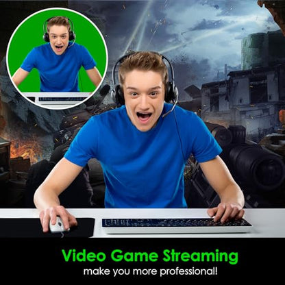 Green Screen Backdrop Kit, 6.5 x 10 Ft Portable Greenscreen Background with Stand, 5 Clamps & Carrying Bag for Photography, Streaming, Zoom, Gaming, YouTube - color: 119× 78IN Green