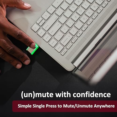 MuteMe Mini - USB C - Illuminated Physical Mute Button for Zoom, Teams, WebEx & More (As Seen on Shark Tank)! Free Windows/Mac Software Required to Use - style: MuteMe Mini -USB C