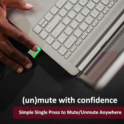 MuteMe Mini - USB C - Illuminated Physical Mute Button for Zoom, Teams, WebEx & More (As Seen on Shark Tank)! Free Windows/Mac Software Required to Use - style: MuteMe Mini -USB C