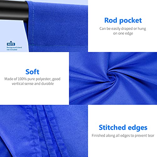 NEEWER 6x9 feet/1.8x2.8m Photo Studio 100% Pure Polyester Collapsible Backdrop Background for Photography, Video and Television (Backdrop ONLY) - Blue - color: Blue