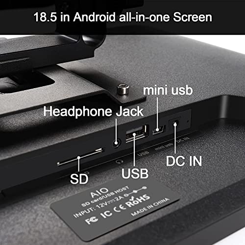 GVM Teleprompter Kit for Digital Cameras/camcorders Portable 18.5'' Teleprompter Kit with Remote Control & App,with 18.5" Android All-in-One Monitor and Carry Case - size: 19inch