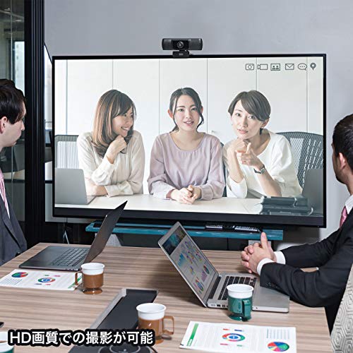 sanwasapurai Meeting For waidorenzukamera 150 ° Super Wide Angle Built-in Mic for Skype, CMS – v43bk