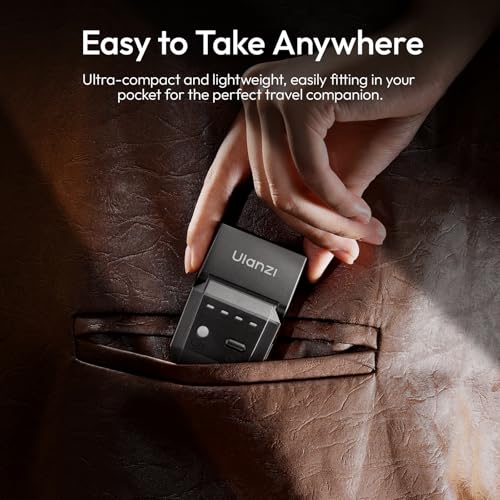 Ulanzi SL03 Mini Flash Speedlite - GN8 Powerful 6500k On-Camera Flash Light, 4 Power Levels, Compatible with Sony ZV-1/ZV-E10/Canon/Nikon/Fuji/Panasonic/Leica/Olympus, Not Fits Sony ZV-1F - color: Black