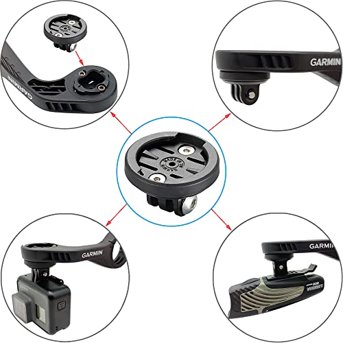 Cestbon Out-Front Mount for Garmin Edge Compatible with Camera or Headlight Quick Release Combo Extended Adapter - color: quick release adapter