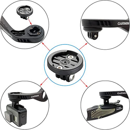 Cestbon Out-Front Mount for Garmin Edge Compatible with Camera or Headlight Quick Release Combo Extended Adapter - color: quick release adapter