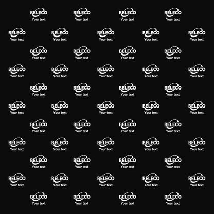 BELECO 10x7ft Custom Backdrop Step and Repeat Banner Customized Backdrop with Logo Text Picture Personalized Background Banner for Events Birthday Wedding Trade Show Business Photos Party Decoration - size: 10x7FT