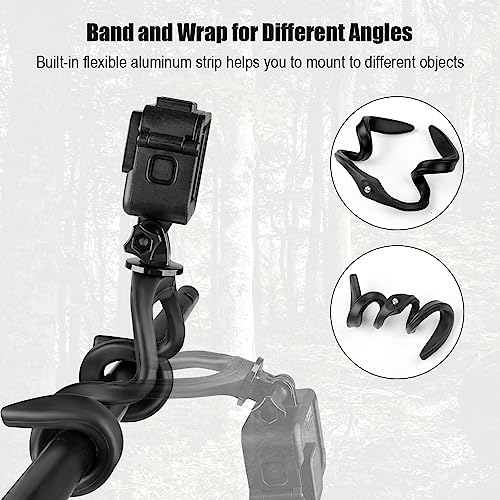 Taisioner U Stroller Phone Holder Wheelchair Accessories Cell Phone Seat Phone Holder for Treadmill Bike Shopping Cart Boat Action Camera Suitable with GoPro Hero 12/11/10/9/8/7/6/5/4 AKASO Insta360 - style: U Straight