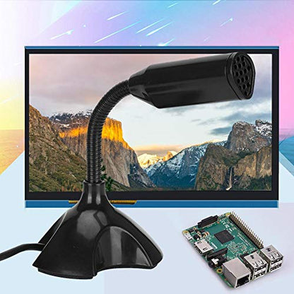 Wendry Desk Recording Microphone,Wired Microphone for 2/3 Computer Microphone Driveless for and Later,USB Plug and Play