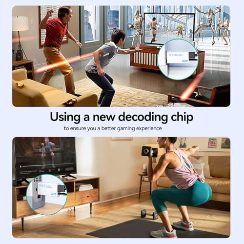 GANA Wii to HDMI Converter 1080P Full HD, Wii HDMI Adapter with 3.5mm Audio & HDMI Output, Compatible with Wii/Wii U, HDTV, Monitor, Projector, Supports All Wii Display Modes - color: White