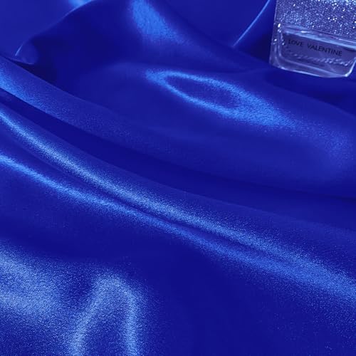 RUDONG M Satin Photography Backdrop, Royal Blue, 3.3x2.5ft | Wrinkle-Free, Silky Fabric, For Jewelry/Cosmetics/Flat Lay/Studio, 100x75cm - color: Royal Blue