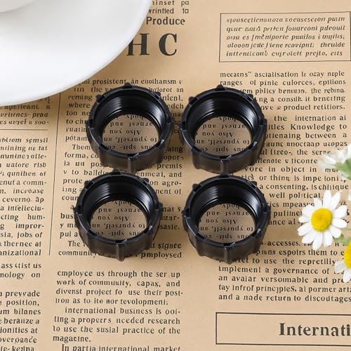 4 PCS Car Phone Mount Replacement Parts, Tightening Nut for Replacement Car Mount Screw-On 17mm Tightening Nut Ball Fixed Adapter Head Bracket Holder Ring for DVR Camcorder Wireless Charger