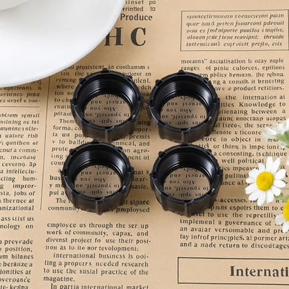4 PCS Car Phone Mount Replacement Parts, Tightening Nut for Replacement Car Mount Screw-On 17mm Tightening Nut Ball Fixed Adapter Head Bracket Holder Ring for DVR Camcorder Wireless Charger
