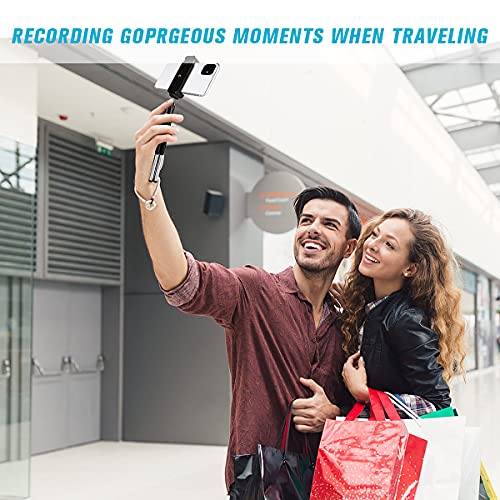 Mini Tripod for Webcam and Phone, Metal Extendable Webcam Stand with Phone Holder, Tripod for Webcam - color: Black