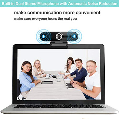 UHD 4K Webcam with Microphone: 8MP USB Computer Web Camera with Privacy Shutter and Tripod, External Webcam Pro Streaming Webcams PC Cam w/Mic Noise Reduction for Winsdows Mac OS Desktop Laptop - style: 4K Webcam with Cover & Tripod