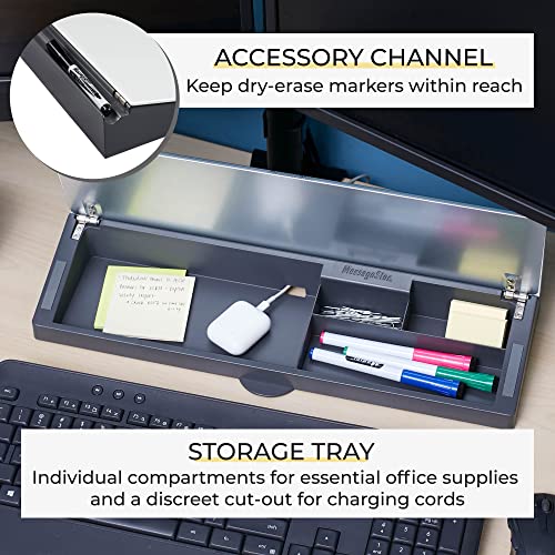 ECR4Kids MessageStor Keyboard Write and Store, Desk Organizer, Waves