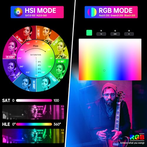GVM 300C RGB Video Light, 300W Studio Light 2000K-10000K,48,200 Lux@ 1m with Reflector Photography Lighting with Bowens Mount & DMX Control, Studio Light for Film Recording,16 Lighting Effects - size: 300W