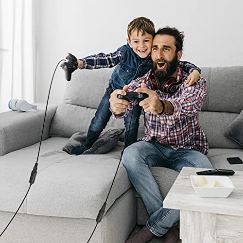 USB 3.0 Active Extension Cable, 32 Feet USB 3.0 Male to Female Extender Cord with 5V 2A Power Adapter, 2 Chipsets Signal Booster for VR, Webcam, Xbox, PS4, Keyboard, Printer, etc