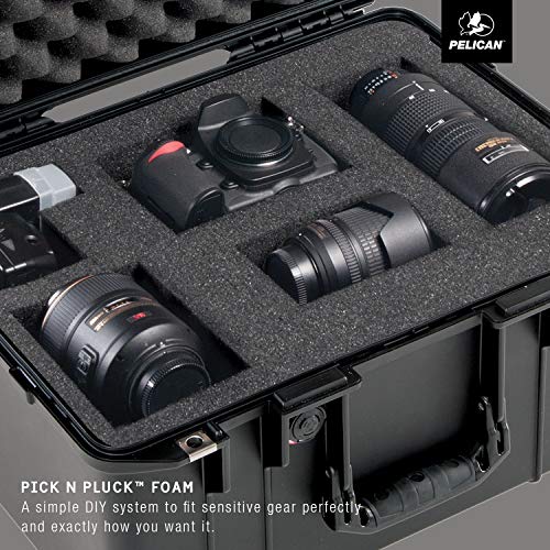 Pelican 1200 Case With Foam (Black) - color: Black