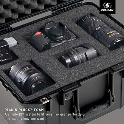Pelican 1200 Case With Foam (Black) - color: Black