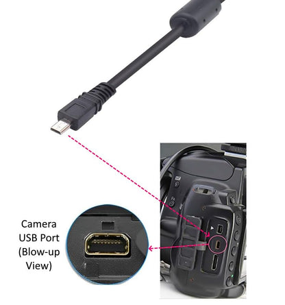 USB Picture Transfer Charge Cable with USB-C Connector UC-E6 UC-E16 UC-E17 for Select Nikon Coolpix/DSLR Cameras for PC, iPhone 15, Smartphone, MacBook (See Product Details, Pictures Before Buying)