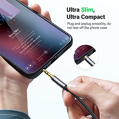 UGREEN Headphone Extension Cable 3.5mm Extension Gold Plated Aux Cable Audio Stereo Jack Male to Female TRS Cord Extender Compatible with iPhone iPad Phones Tablets Media Players, 6.6FT - size: 6.6FT