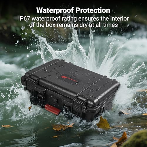 STARTRC VCR Carrying Case for Insta360 X4, Waterproof Travel Case Organizer for Insta 360 X4 Accessories with Double Layers, Large Storage, Hard Shell, for Charging Hub, Bullet Time, Metal Cage