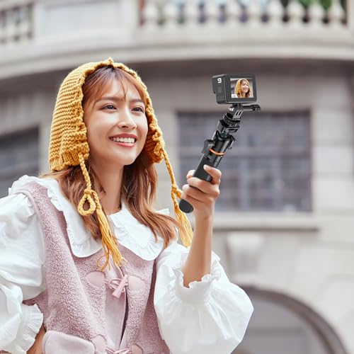 VRIG Hot Shoe Mount Adapter for GoPro Hero 13/12/11/10/9/8/7/6/5, DJI Osmo Action 6/5 Pro/ 4, AKASO Brave 8/7/6 Applicable for Tripod Selfie Stick Monopod and DSLR Camera - style: Cold Shoe to Gopro Adapter