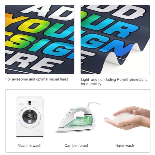 Custom Photography Cloth Design Your Own Photo Logo Text Personalized Backdrops Non-Reflective Photoshoot Background Screen Portrait Studio Photobooth Drops 56 X 79 Inches, Dark Grey Blue - color: Dark Grey Blue, size: 56"×79"