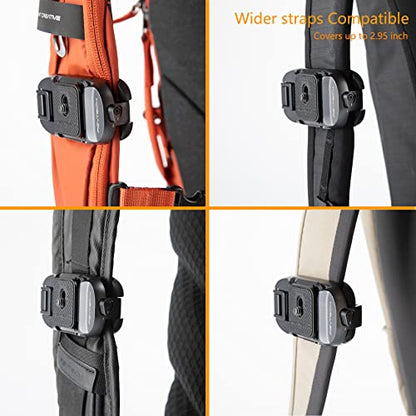 PGYTECH Beetle Camera Clip with Plate Quick Release System for Sony, Nikon, Fuji, DSLR Action Camera Backpack Cameras Strap Mount (for Camera) - style: Camera Clip V1