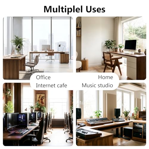 2 Pack DELAMU Under Desk Cable Management Tray, Metal Cord Cable Organizer for Desk, Easy Install Pre-drilled Wire Management Wire Organizer for Office & Home