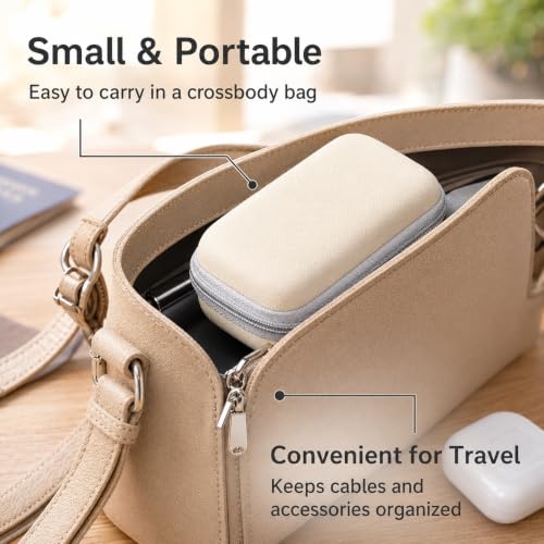 Electronic Accessories Organizer, USB Flash Drive Case SD Card Holder, Cable Management Bag with 118in Hook and Loop Tape, Travel Charger Organizer for Thumb Drive, Memory Cards, Cable