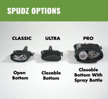 SPUDZ Ultra Microfiber Lens Cleaner with Closeable Bottom – Clip-On Pouch, Washable – for Binoculars, Scopes, Glasses, Screens | Ultra Pink Camo, 6 x 6 Inch - color: Pink Camo, size: 6 x 6 Inch